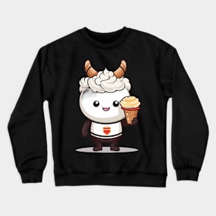 kawaii ice cream cone junk food T-Shirt cute  funny Crewneck Sweatshirt